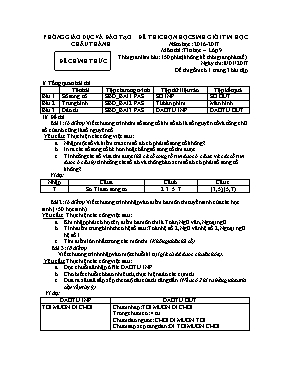 Đề thi học sinh giỏi Tin học lớp 9 - Năm học 2013-2014 - Phòng GD & ĐT Đại Lộc